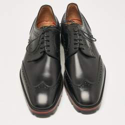 Christian Louboutin Black Leather Simon Derby Size 41.5