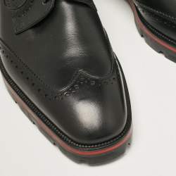 Christian Louboutin Black Leather Simon Derby Size 41.5