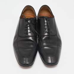 Christian Louboutin Black Leather Lafitte Oxfords Size 44