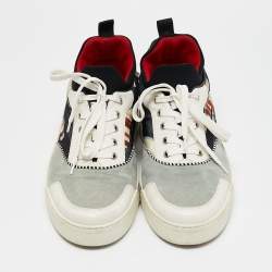 Christian Louboutin Multicolor Leather and Fabric Aurelien Sneakers Size 45