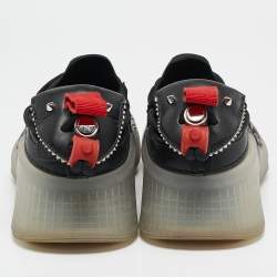 Christian Louboutin Black Suede and Leather Arpoador Sneakers Size 40