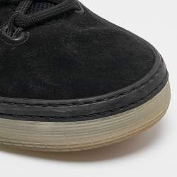 Christian Louboutin Black Suede and Leather Arpoador Sneakers Size 40