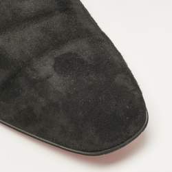 Christian Louboutin Black Suede Dandelion Loafers Size 45.5