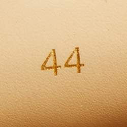 Pre Owned Christian Louboutin Black Leather F.A.V Fique A Vontade Sneakers Size 44