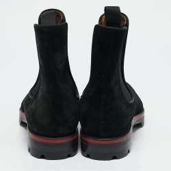 Christian Louboutin Black Suede Alpinosol Boot Size 40