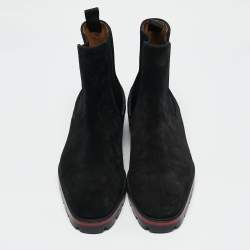 Christian Louboutin Black Suede Alpinosol Boot Size 40