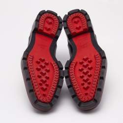 Christian Louboutin Black Leather Lace Up Oxfords Size 44