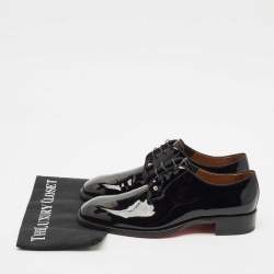 Christian Louboutin Black Patent Leather Chambeliss Derby Size 41