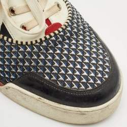 Christian Louboutin Multicolor Fabric and Leather Aurelien Sneakers Size 45
