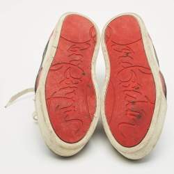 Christian Louboutin Multicolor Fabric and Leather Aurelien Sneakers Size 45