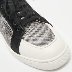 Christian Louboutin Multicolor Canvas and Leather Rantulow Sneakers Size 43