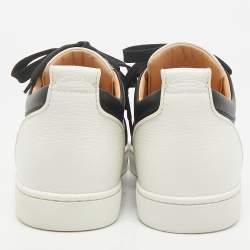 Christian Louboutin Multicolor Canvas and Leather Rantulow Sneakers Size 43