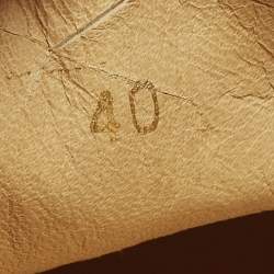 مملوكة مسبقًا Christian Louboutin Roller Boat Spikes Size 40 Red Python Slip On Sneakers