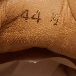 Christian Louboutin Beige/White Canvas and Suede Rantulow Low Top Sneakers Size 44.5