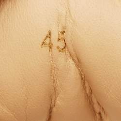 مملوكة مسبقًا Christian Louboutin Navy Blue Suede Louis Junior Spikes Sneakers Size 45