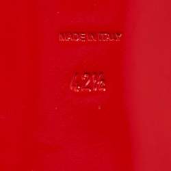 Pre Owned Christian Louboutin Black Leather and Suede Captain Loubi Smoking Slippers Size 42.5