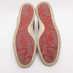 Pre Owned Christian Louboutin Purple Suede High Top Sneakers Size 40