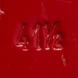 Pre Owned Christian Louboutin Black Suede and Leather Spiked Mr Blake Lace Up Oxfords Size 41.5