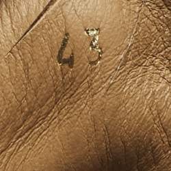 Pre Owned Christian Louboutin Black/Grey Suede and Leather Hubertus Lace Up Oxford Size 43