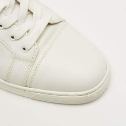 مملوكة مسبقًا حذاء رياضي كريستيان لوبوتان لويس جونيور سبايك جلد أسود مقاس 39