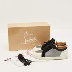 مملوكة مسبقًا Christian Louboutin Rantulow Size 43 Multicolor Leather and Lurex Fabric Low Top Sneakers
