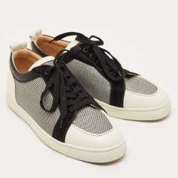 مملوكة مسبقًا Christian Louboutin Rantulow Size 43 Multicolor Leather and Lurex Fabric Low Top Sneakers