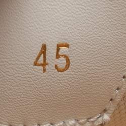 مملوكة مسبقًا Christian Louboutin Happy Rui Size 45 Powder Blue Leather and Nylon Low Top Sneakers