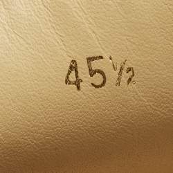 مملوكة مسبقًا حذاء لوفر سه ل الارتداء كريستيان لوبوتان باكيبو قماش سويدي أسود مقاس 45.5