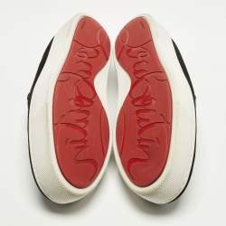 مملوكة مسبقًا حذاء لوفر سهل الارتداء كريستيان لوبوتان باكيبو قماش سويدي أسود مقاس 45.5