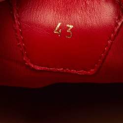 Pre Owned Christian Louboutin Spike sock Size 43 Black Neoprene Low Top Sneakers