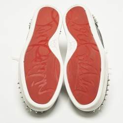 مملوكة مسبقًا حذاء رياضي كريستيان لوبوتان لو سبايك أورلاتو رمادي شاموا منخفض مقاس 41