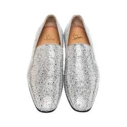Christian Louboutin Swarovski Dandelion Strass Loafers Size 42
