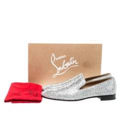 Christian Louboutin Swarovski Dandelion Strass Loafers Size 42