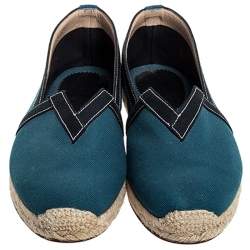 مملوكة مسبقًا حذاء إسبادريل كريستيان لوبوتان اوس كانفاس أزرق مقاس 40