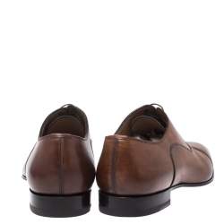 Christian Louboutin Brown Greggo Lace Up Oxfords Size 40