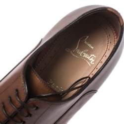Christian Louboutin Brown Greggo Lace Up Oxfords Size 40