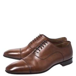Christian Louboutin Brown Greggo Lace Up Oxfords Size 40