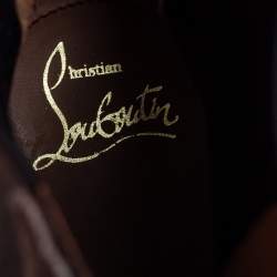 Christian Louboutin Grey Suede Samson Chelsea Boot Size 41
