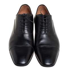 Christian Louboutin Black Leather Greggo Derby Size 44.5