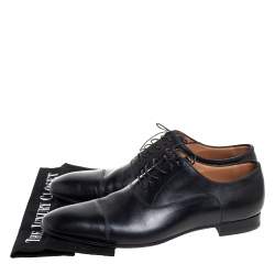 Christian Louboutin Black Leather Greggo Derby Size 44.5