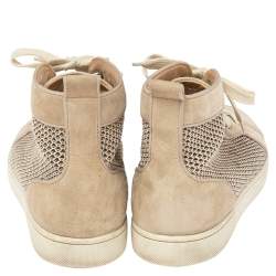 مملوكة مسبقًا حذاء رياضي كريستيان لوبوتان رانتوس سويدي رصاصي مرتفع من أعلى مقاس 42