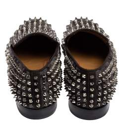 مملوكة مسبقًا حذاء لوفرز كريستيان لوبوتان فانيلا دانديليون نمط مموه رصاصي/أسود مقاس 40