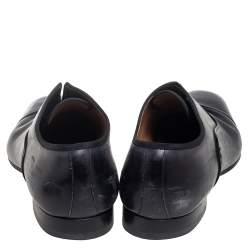 Pre Owned Christian Louboutin Black Leather Greghost Loafers Size 45.5