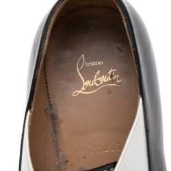 Christian Louboutin Multicolor Woven Leather Greggo Lace Up Oxfords Size 41