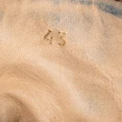 مملوكة مسبقًا حذاء رياضي كريستيان لوبوتان رانتوس أورلاتو جلد بنقشة الفهد بني بعنق مرتفع مقاس 43