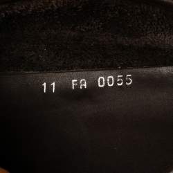 مملوكة مسبقًا حذاء لوفرز كريستيان لوبوتان  سيل بوت جلد أصفر/ بني مقاس 45 