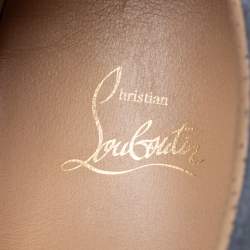 Christian Louboutin Grey Suede F.A.V Fique A Vontade Sneakers Size 43.5