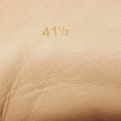 Pre Owned حذاء رياضي كريستيان لوبوتان أورلاتو كانفاس وسويدي رصاصي/أسود برباط مقاس 41.5