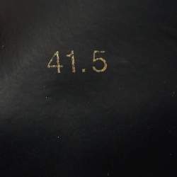 مملوكة مسبقًا Christian Louboutin Black Leather Crest Slide Sandals Size 41.5