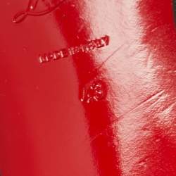 Pre Owned حذاء لوفرز كريستيان لوبوتان رولربوي جلد أسود مرصع سبايك مقاس 43